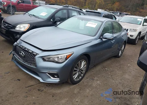 2018 Infiniti Q50 3.0T Luxe из США, поврежденный, VIN JN1EV7AR6JM437673